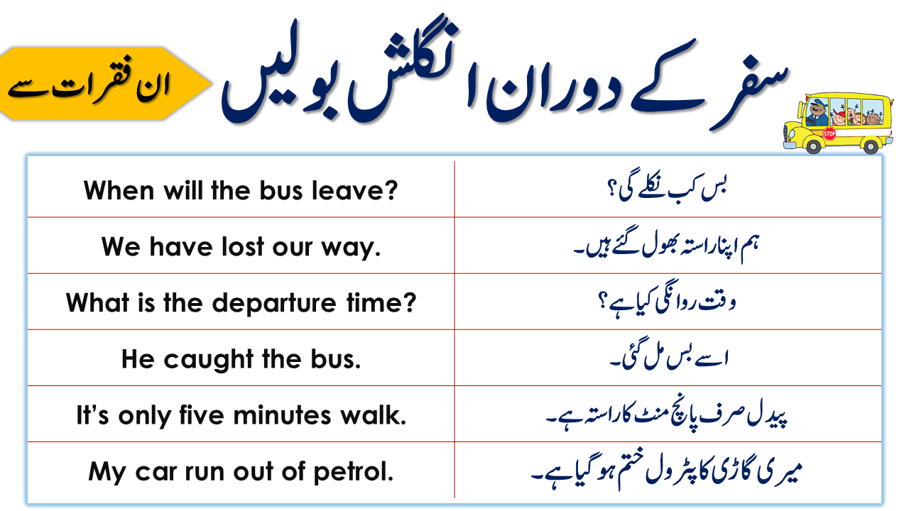 tour listen meaning in urdu